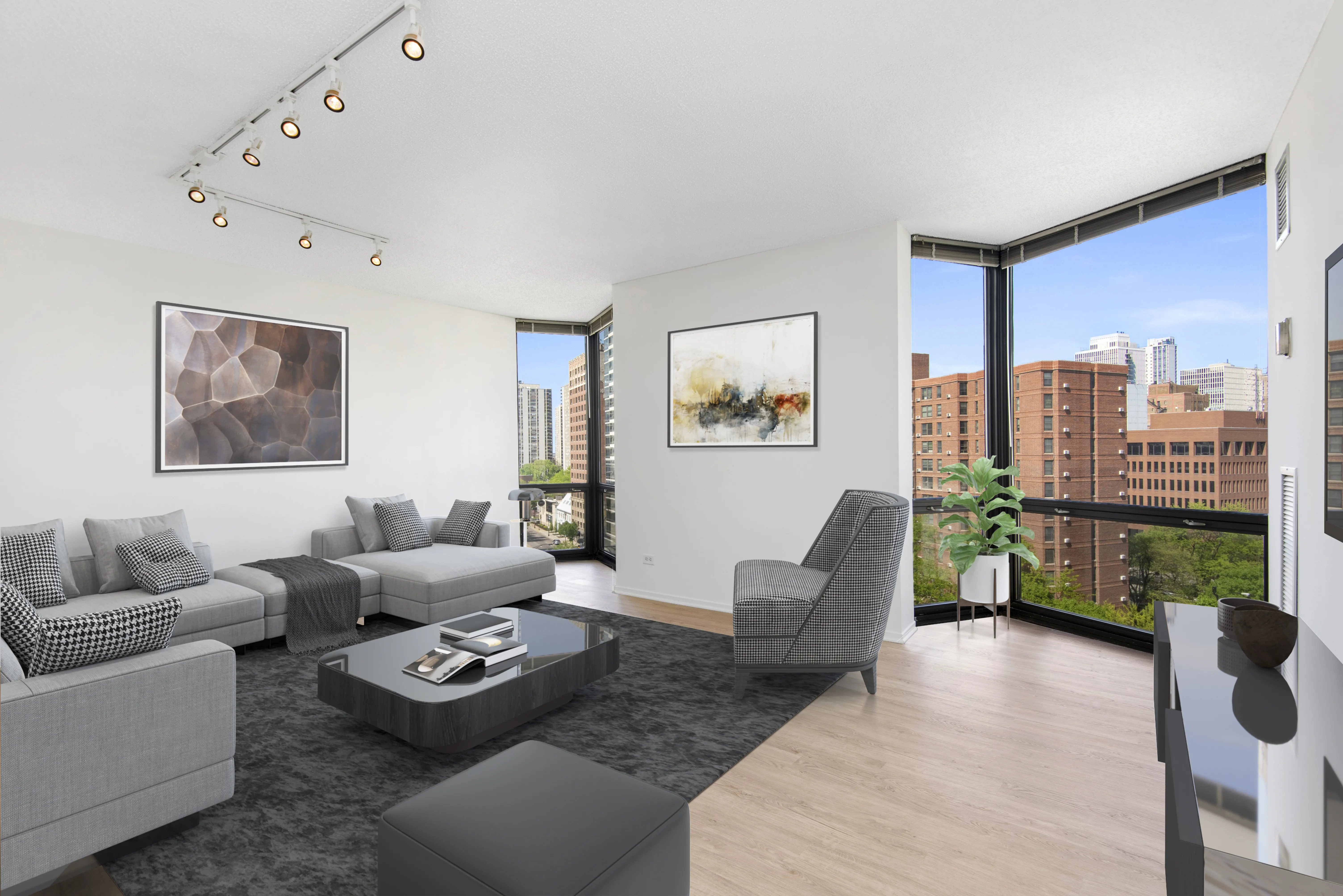 Studio, Kitchen at 1120 North LaSalle Apartments in River North, Chciago