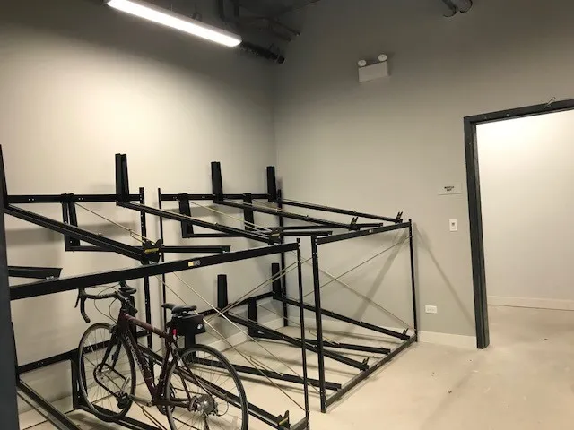 furnished luxury kitchen and living room at The Westerner Apartments