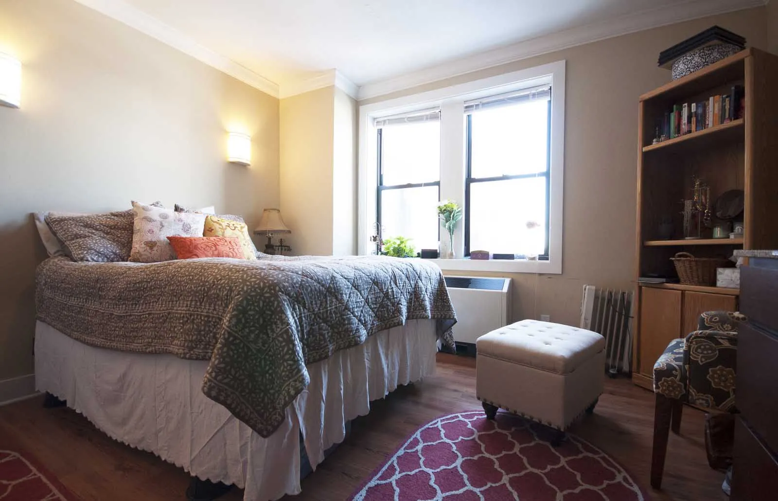 vintage exterior of 11 West Division Apartments in the Gold Coast Chicago