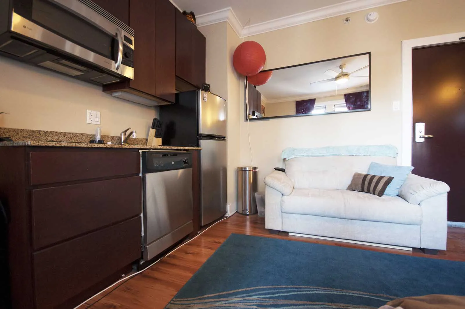 vintage exterior of 11 West Division Apartments in the Gold Coast Chicago