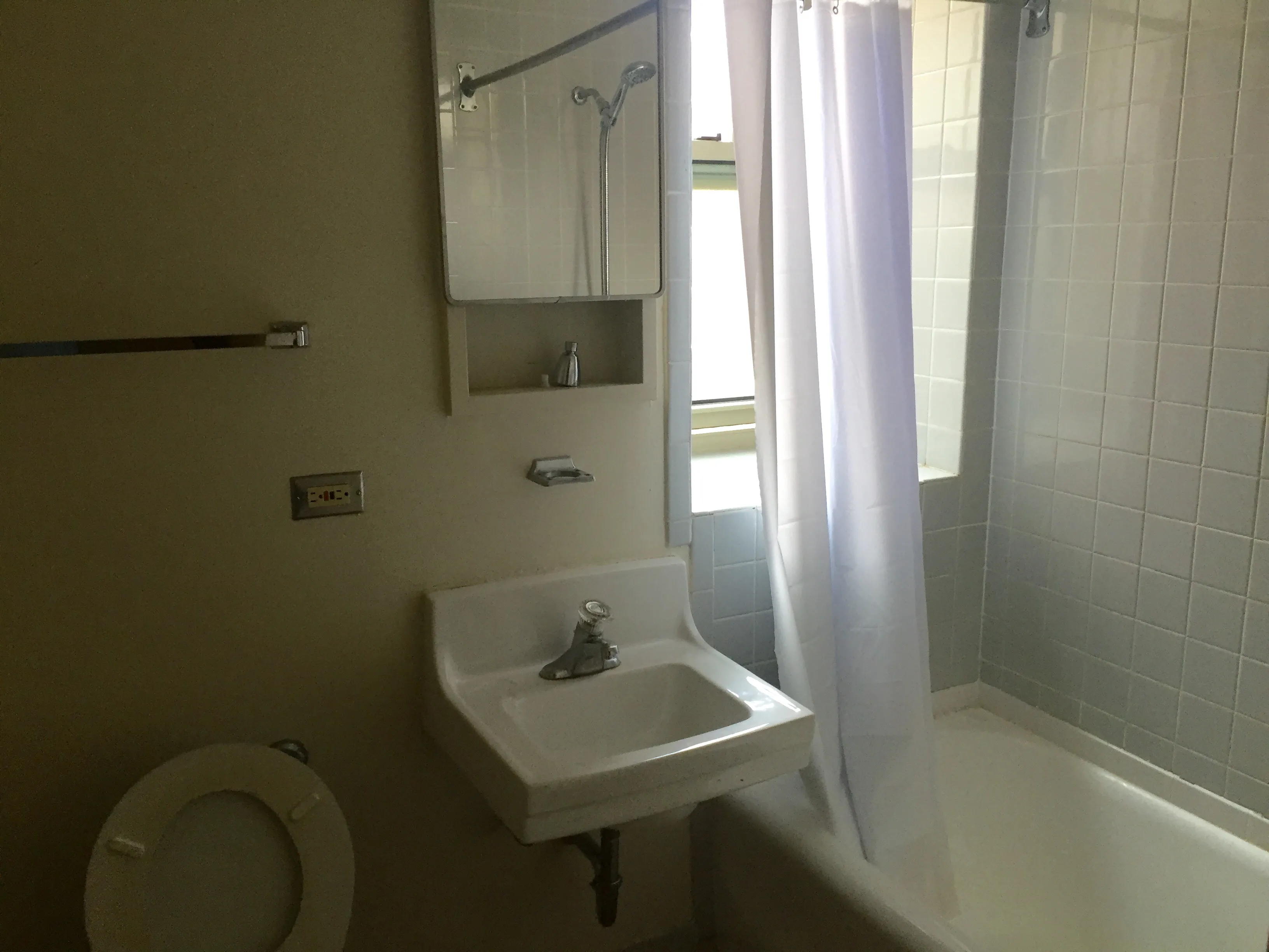 exterior shot with trees of 1310 East Hyde Park Apartments