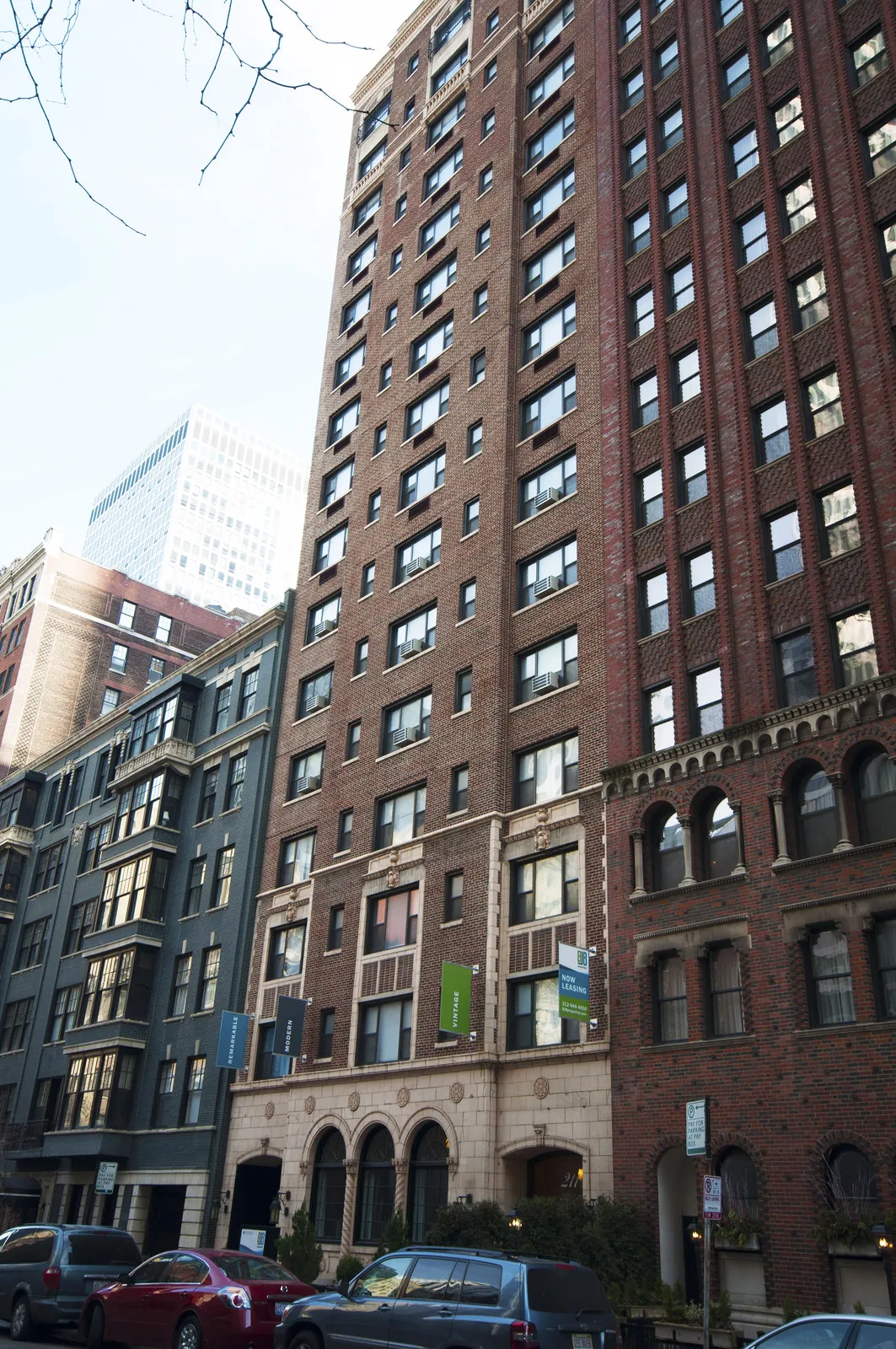 master bedroom at 211 E Delaware Apartments in the Gold Coast Chicago