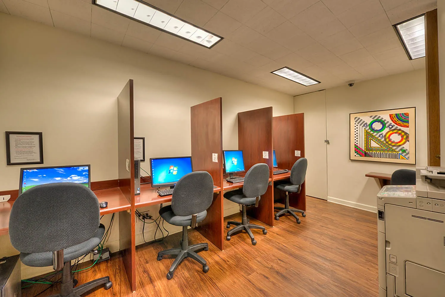 Standard kitchen with stainless appliances