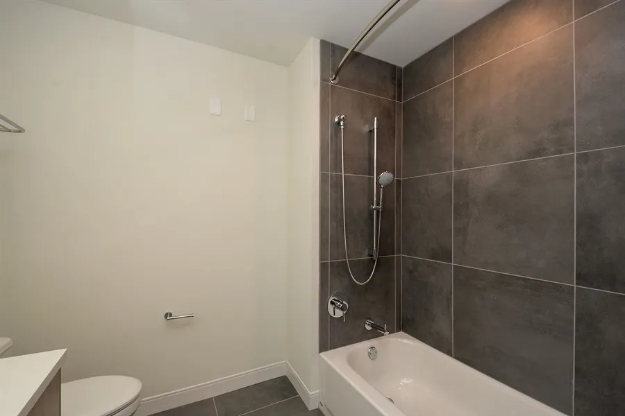 living room at 1407 On Michigan Apartments at 1407 South Michigan Ave