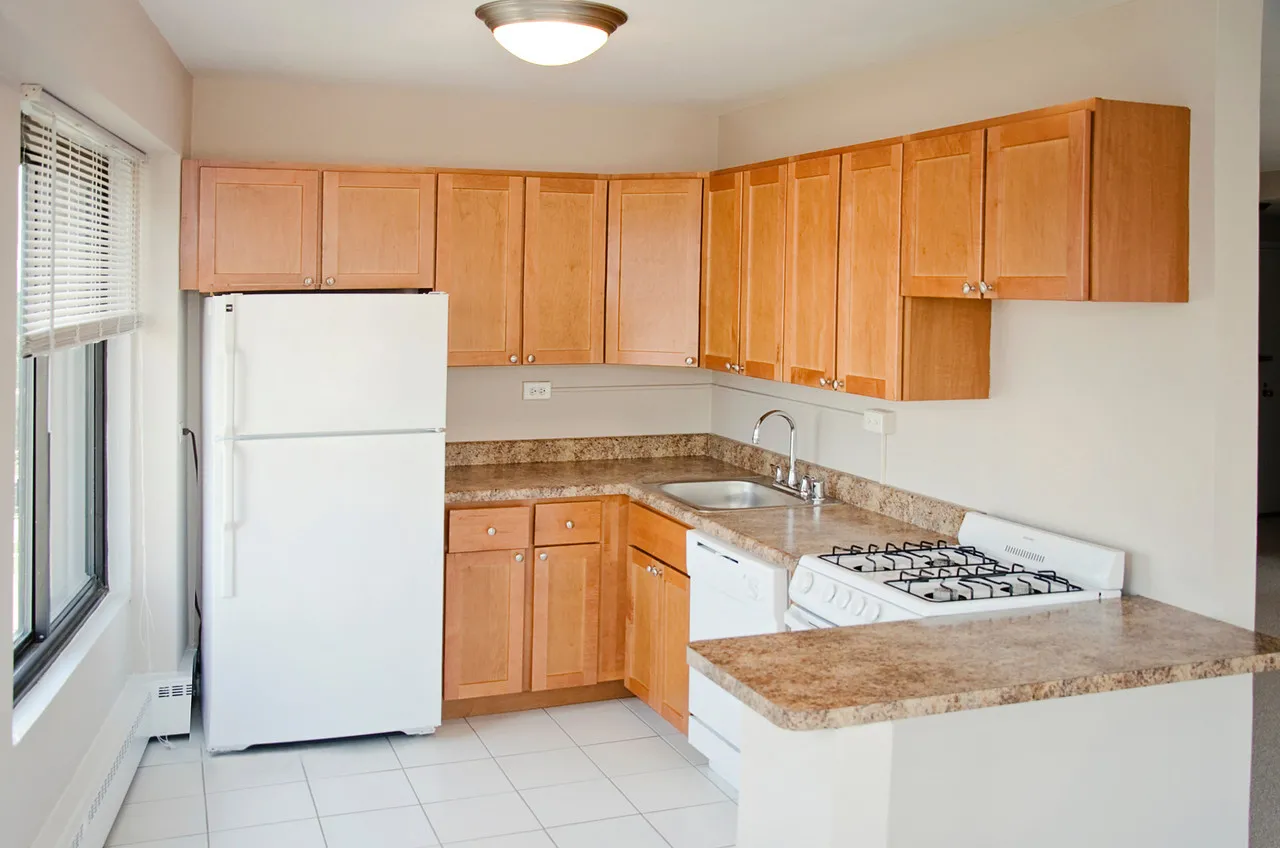 street parking at Main Station Apartments in Evanston Illinois