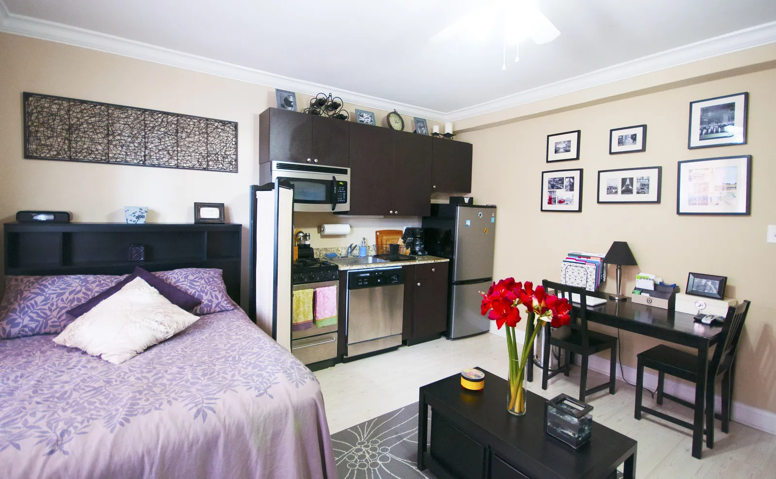 furnished and deorated unit at 839 W. Diversey Apartments in Chicago