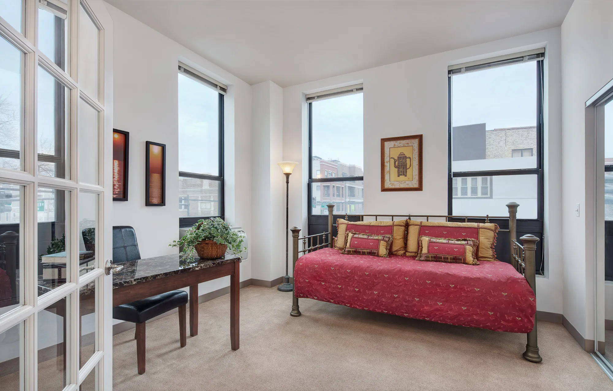 living area at Renaissance Saint Luke Senior Apartments
