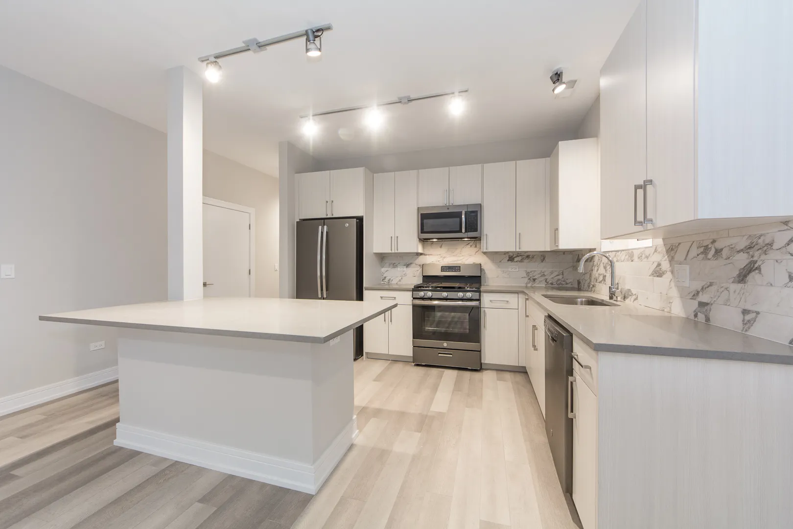 exterior of Talman Apartments in Humboldt Park Chicago