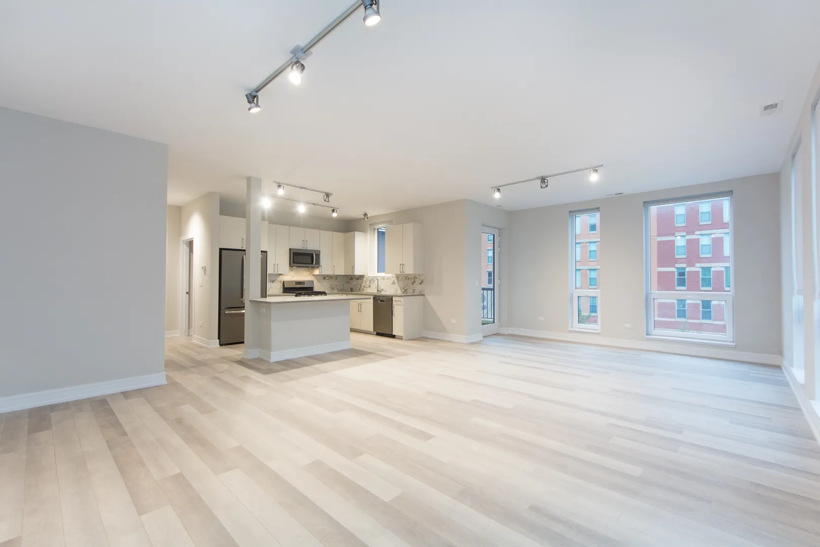 exterior of Talman Apartments in Humboldt Park Chicago