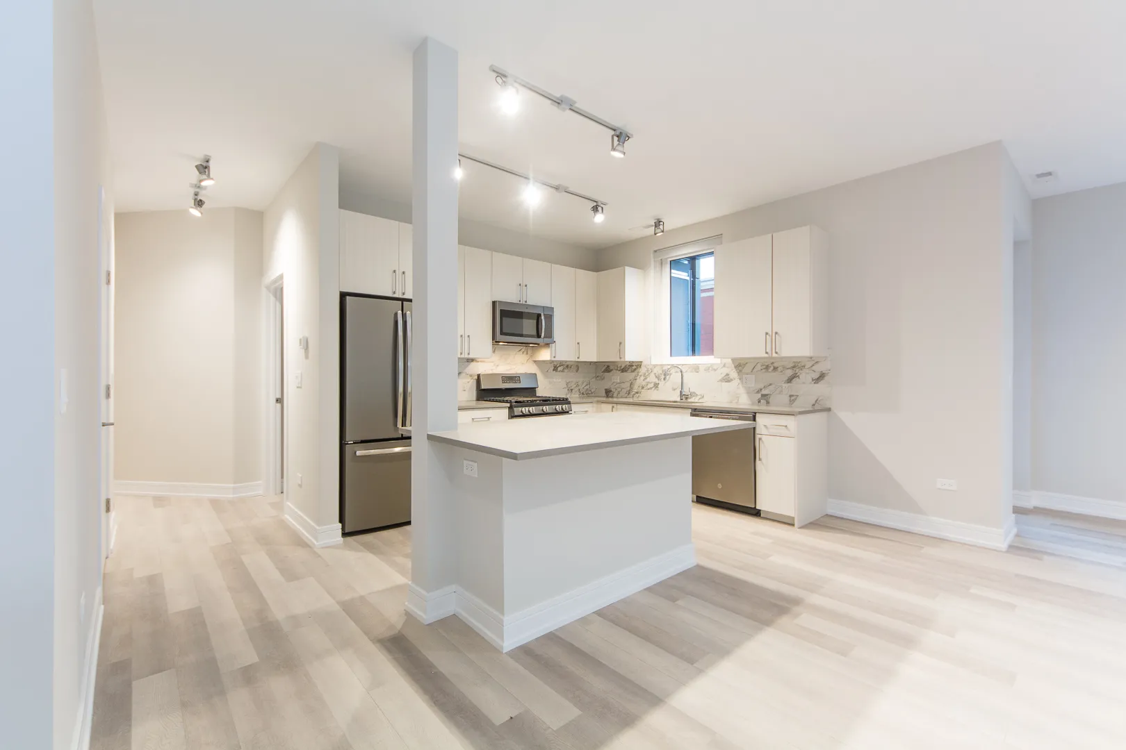 exterior of Talman Apartments in Humboldt Park Chicago