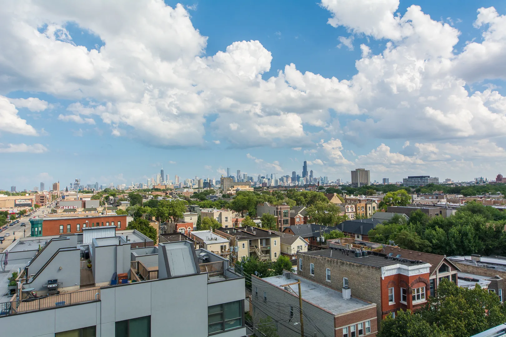exterior of Talman Apartments in Humboldt Park Chicago