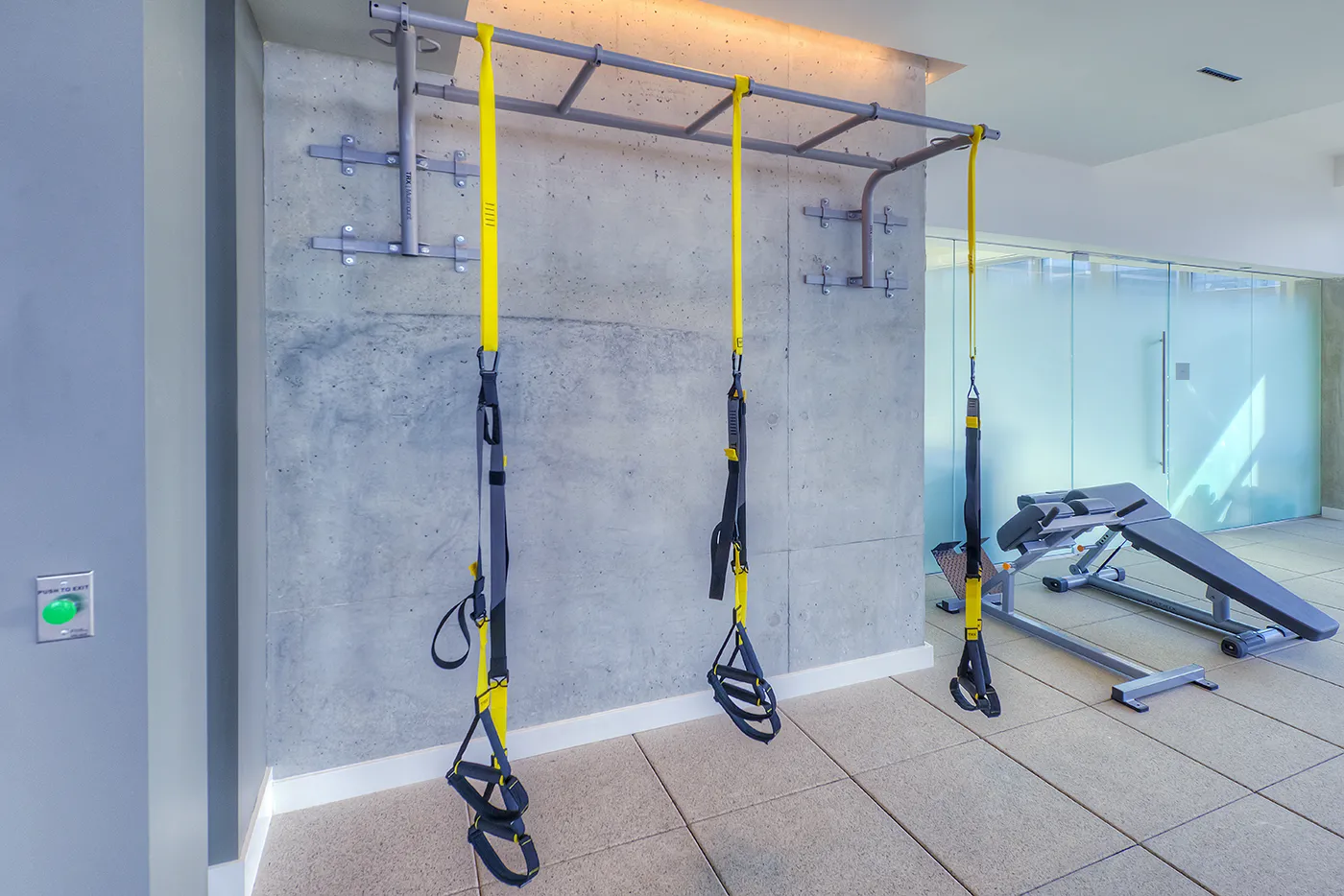 living room and dining room madel apartment at Emme Chicago Apartments