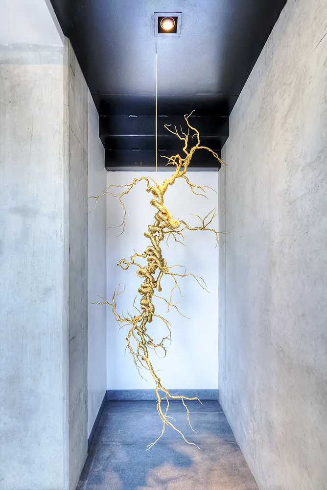 living room and dining room madel apartment at Emme Chicago Apartments