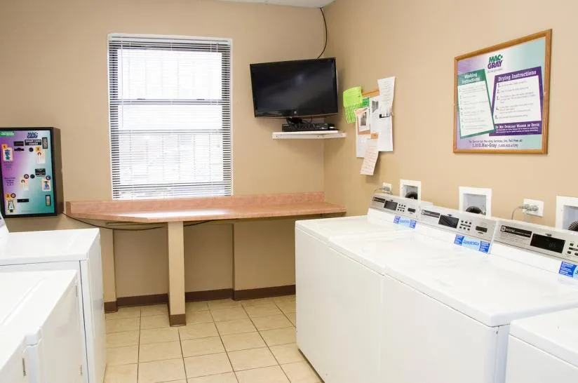 facade of the original historic The Mayfair Apartments in Hyde Park Chicago