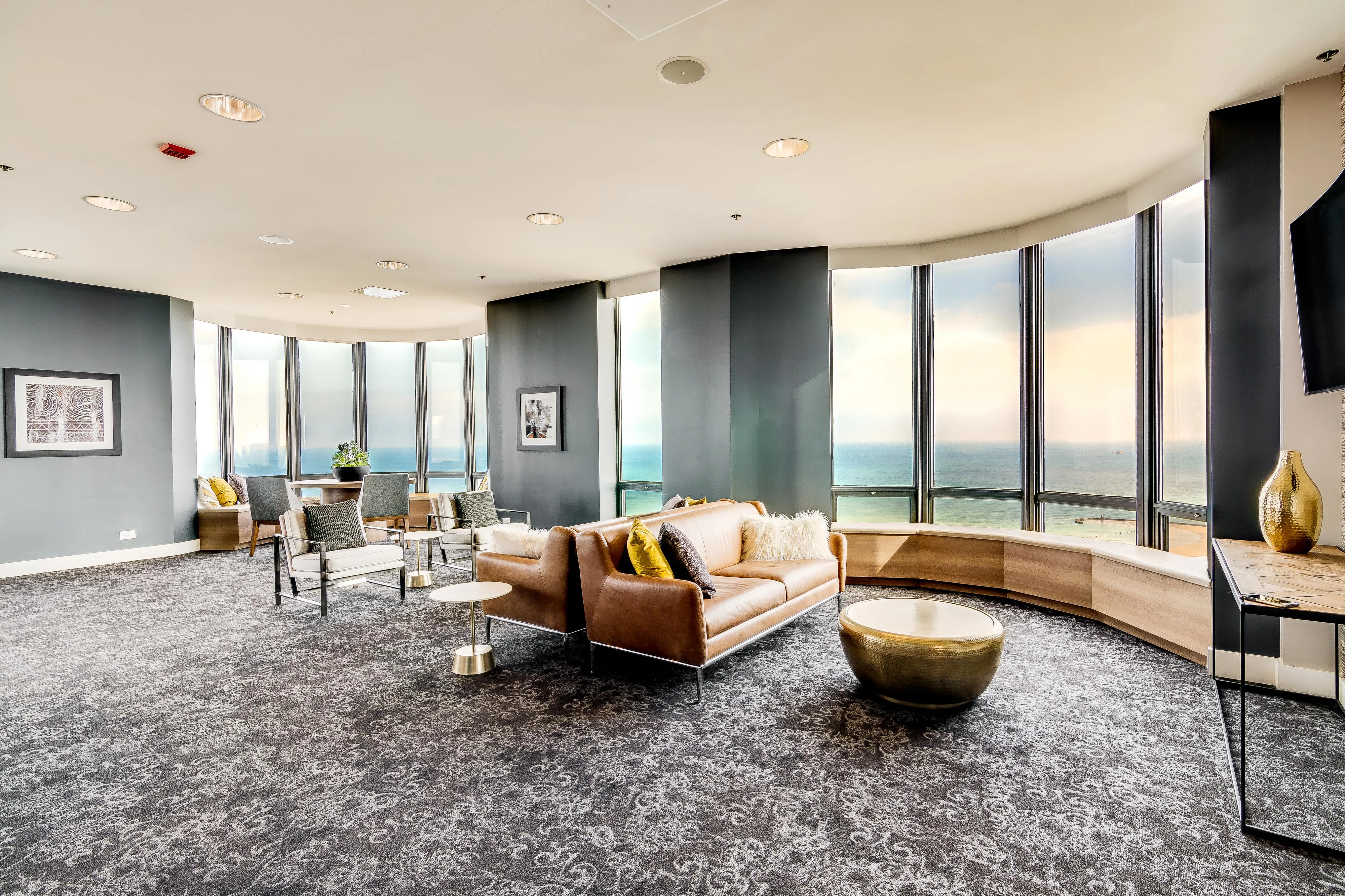 one bedroom model unit at Eugenie Terrace on the Park Apartments