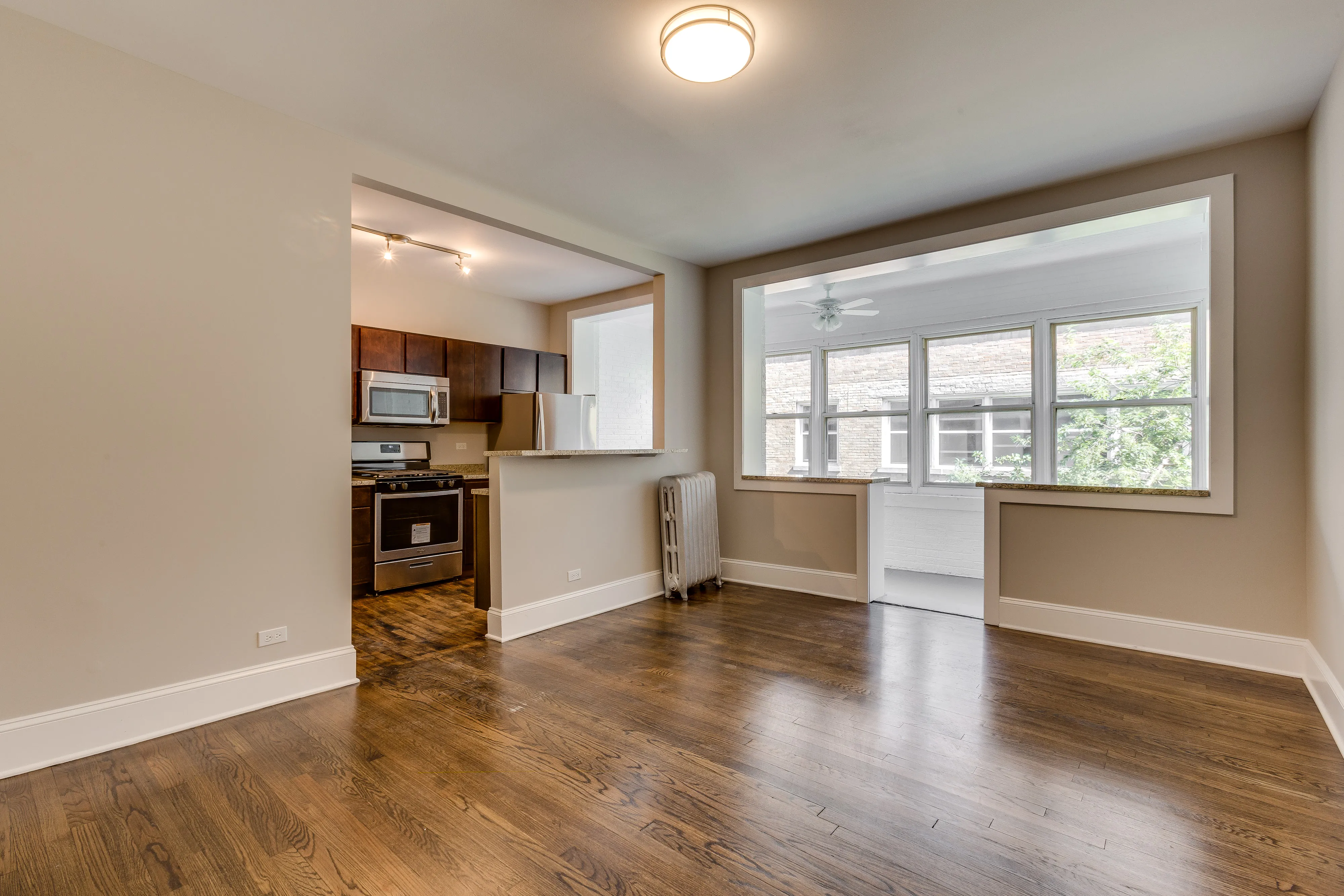 kitchen at 1832 North Humboldt Apartments in Humboldt Park