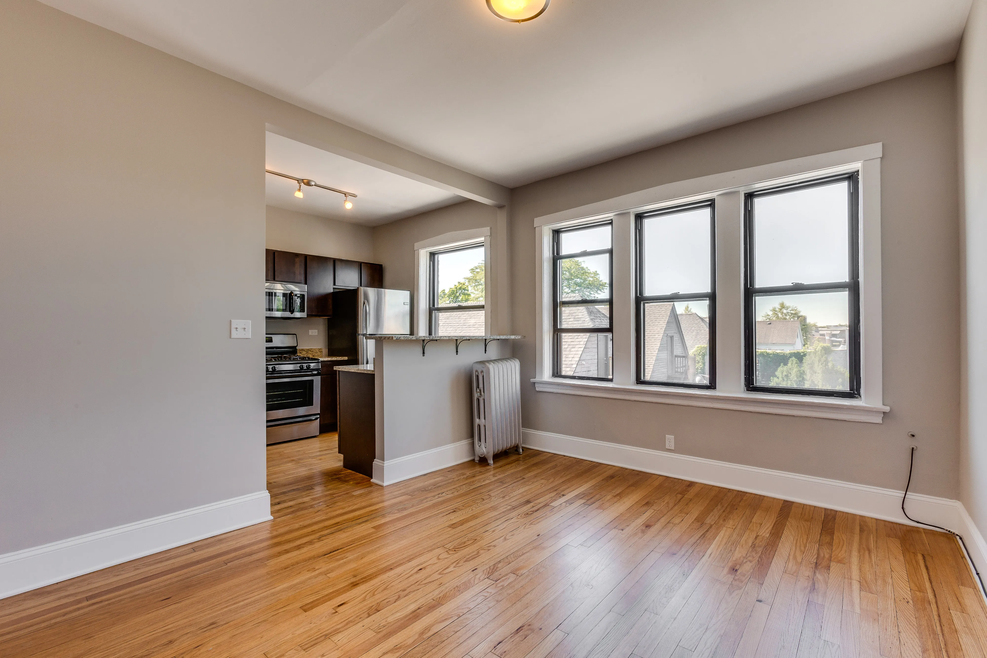 kitchen at 1832 North Humboldt Apartments in Humboldt Park