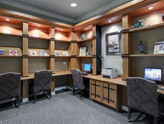 2nd bedroom furnished model at The Aventine at Oakhurst North