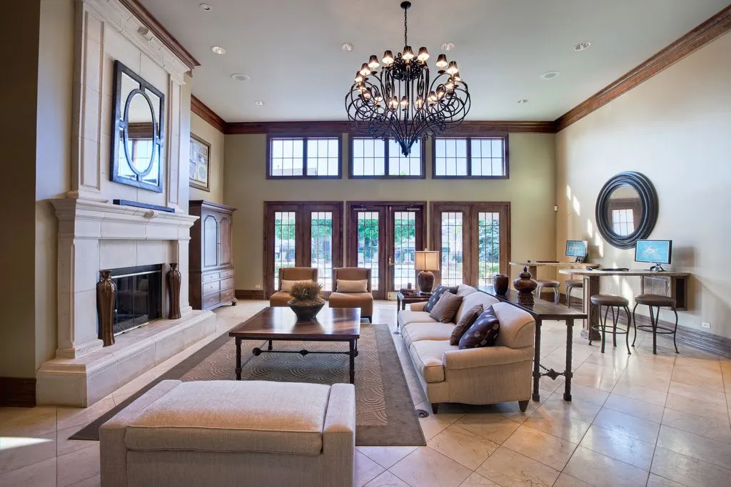 2nd bedroom furnished model at The Aventine at Oakhurst North