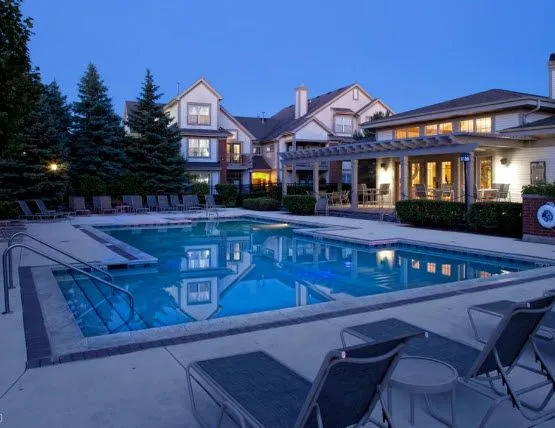 2nd bedroom furnished model at The Aventine at Oakhurst North