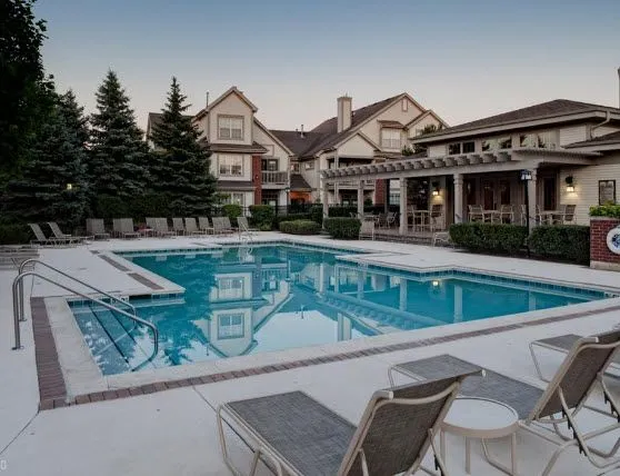 2nd bedroom furnished model at The Aventine at Oakhurst North