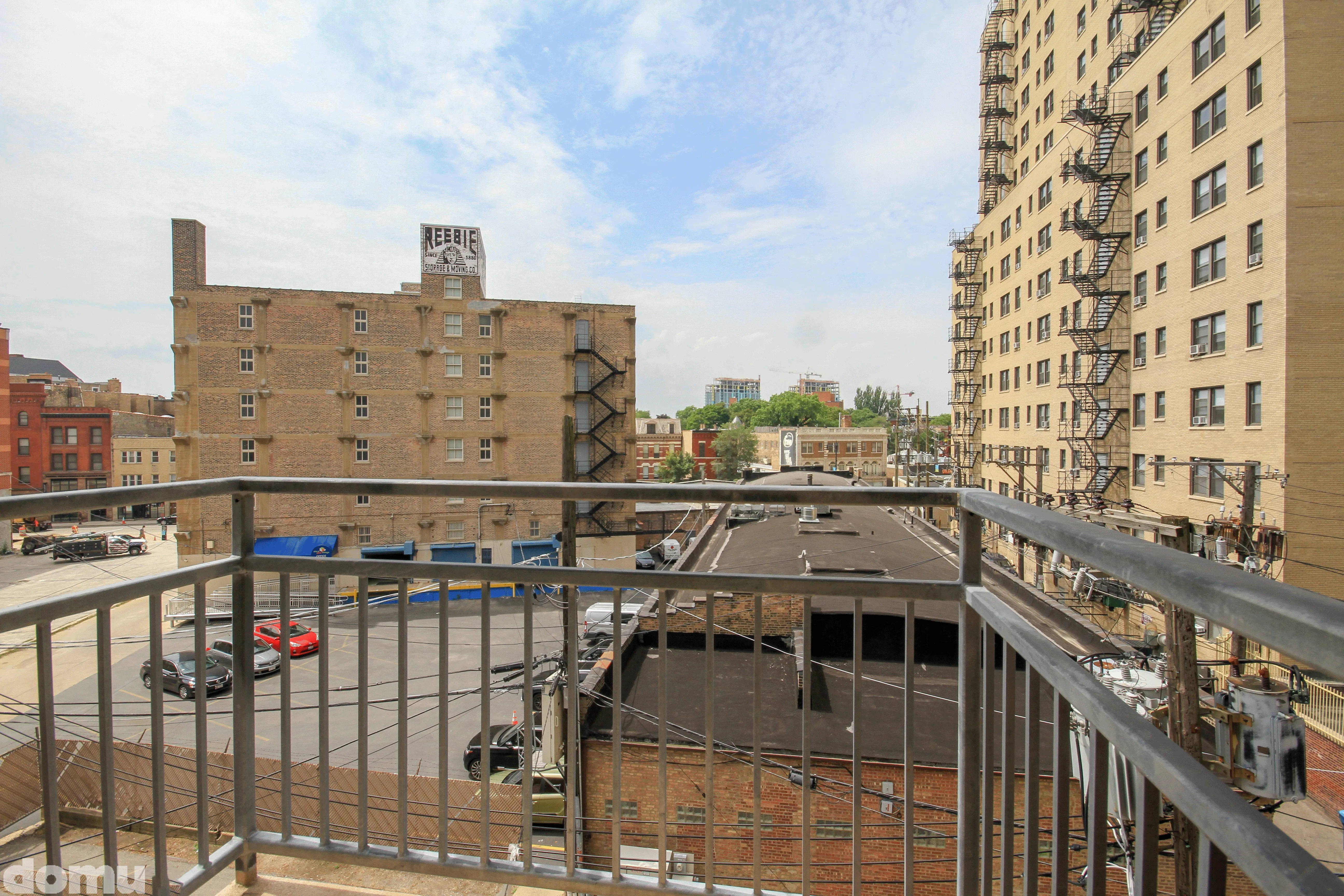 Virtually staged living room in 1 Bedroom