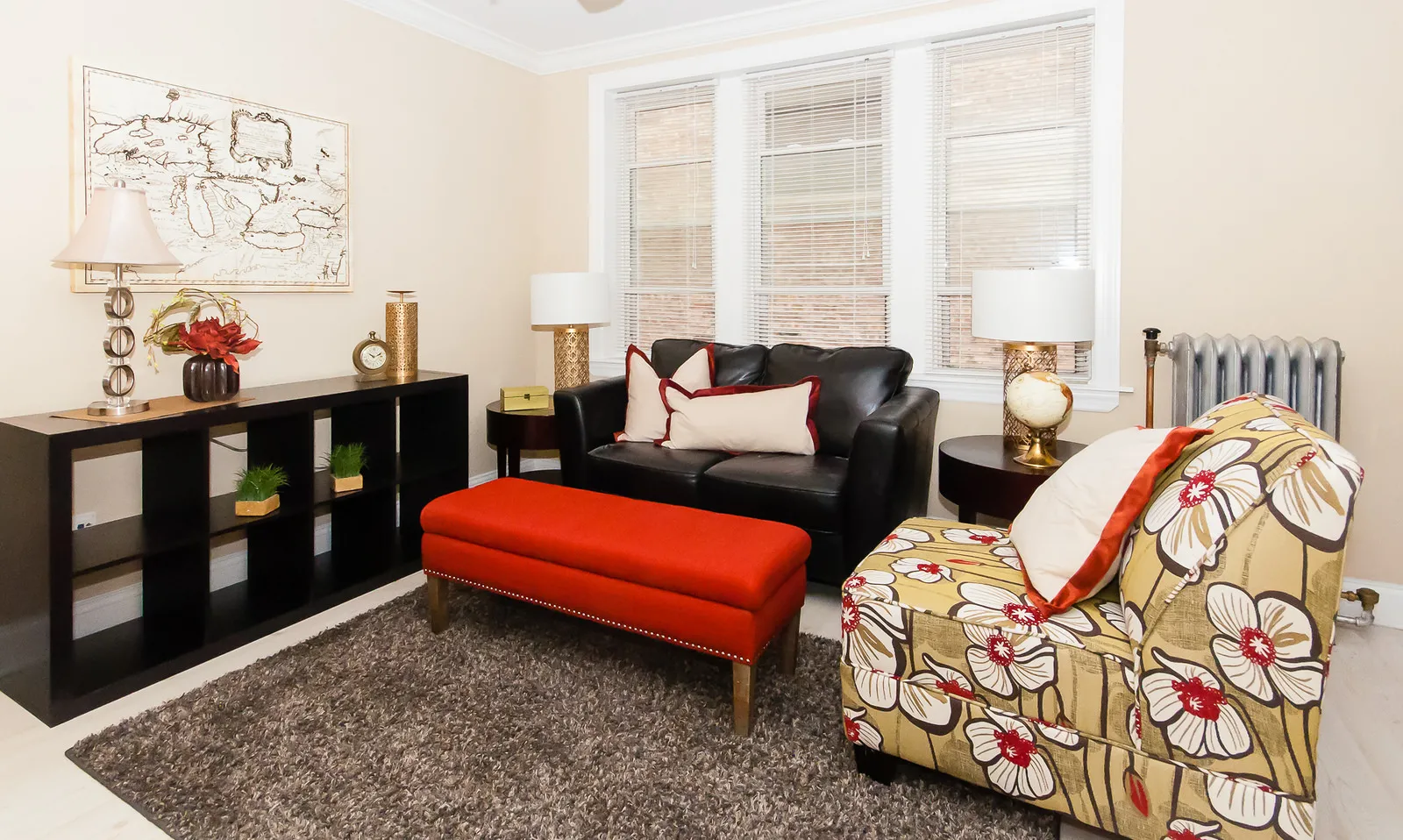 furnished and deorated unit at 839 W. Diversey Apartments in Chicago