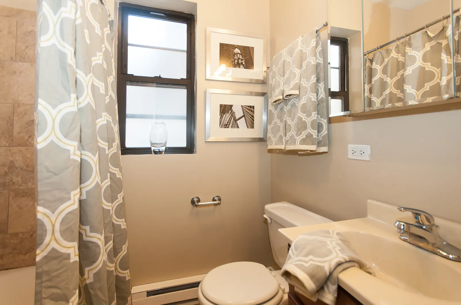 master bedroom at 211 E Delaware Apartments in the Gold Coast Chicago