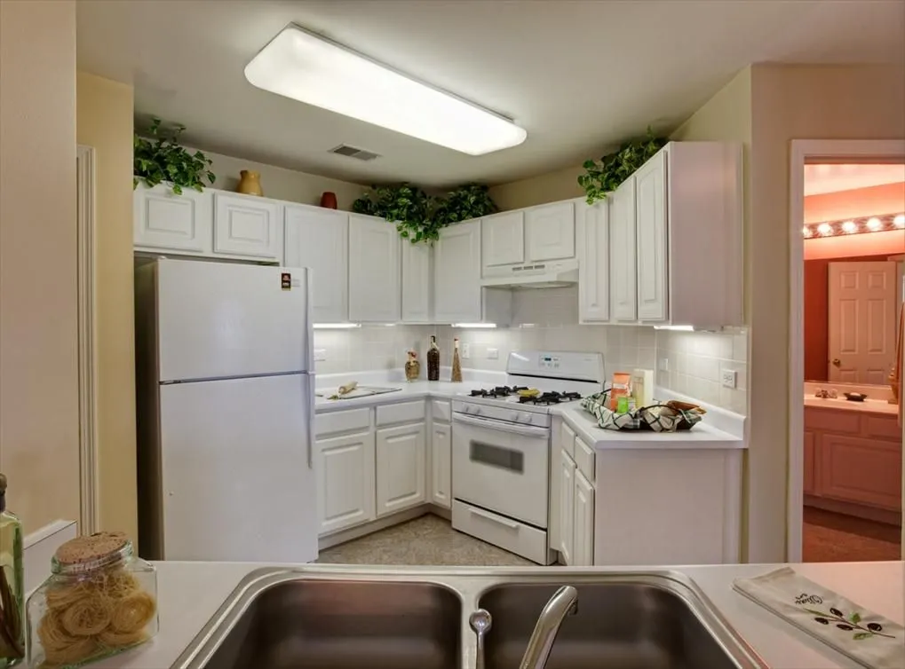 2nd bedroom furnished model at The Aventine at Oakhurst North