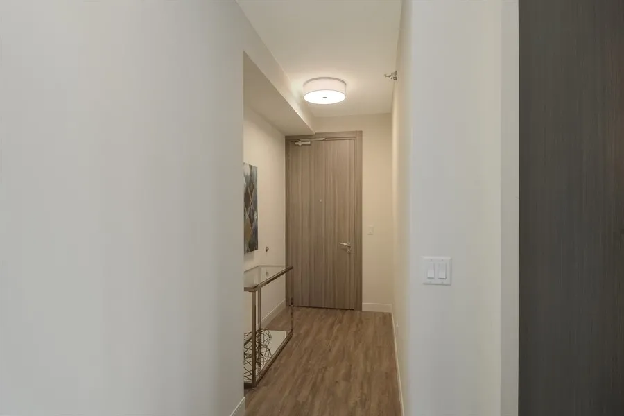 living room at 1407 On Michigan Apartments at 1407 South Michigan Ave