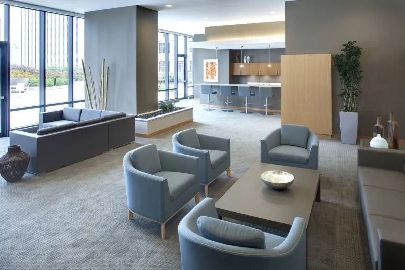 Aqua Apartments in Lakeshore East Chicago pool table