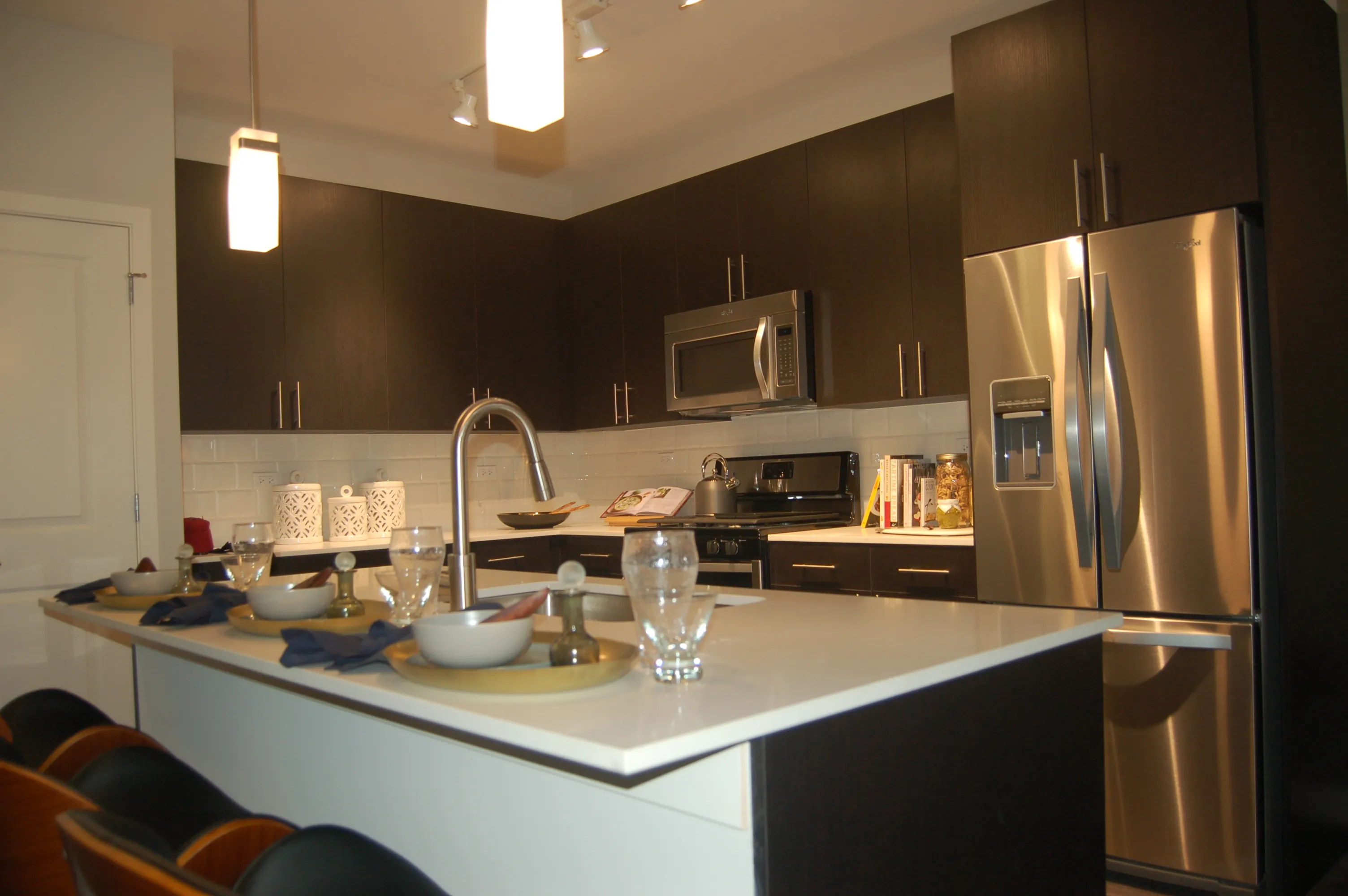 outdoor pools at Woodview Deerfield Apartments