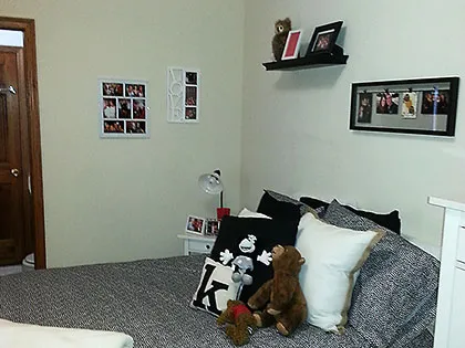 outside front of 3733 North Janssen Apartments in Lakeview Chicago