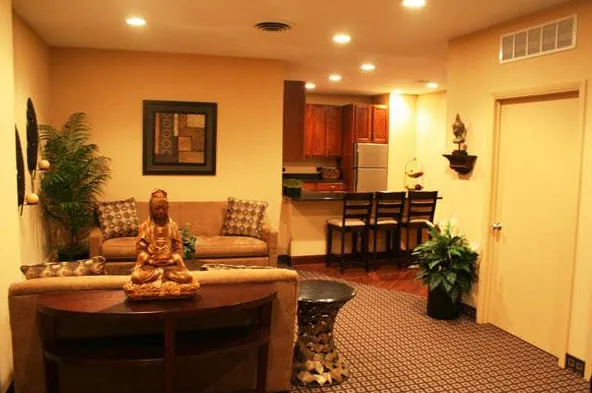 outisde of Oglesby Towers Apartments in South Shore Chicago