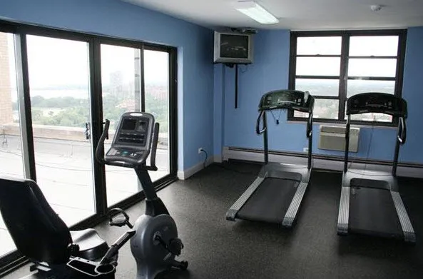 outisde of Oglesby Towers Apartments in South Shore Chicago