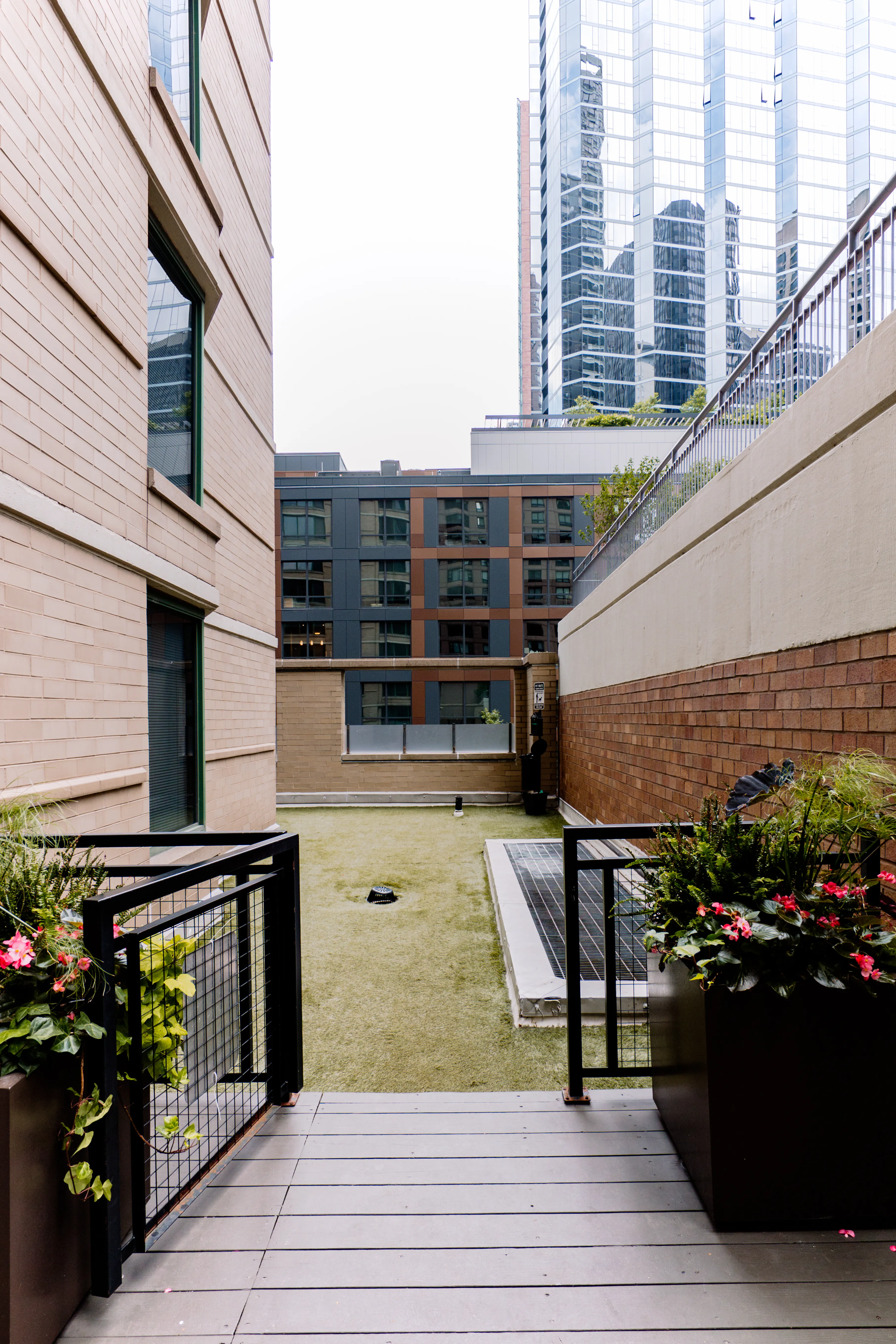 Dog Run at 420 E Ohio Apartments in Streeterville Chicago