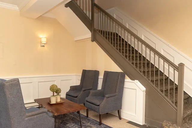 living room and kitchen view at 2244 N. Cleveland Apartments in Chicago