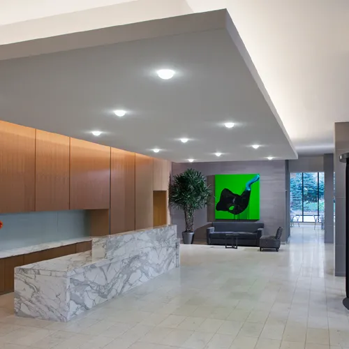 Aqua Apartments in Lakeshore East Chicago view of indoor pool area