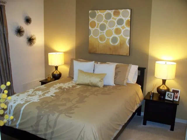 wild flowers in front of the Mark Apartments in Glendale Heights, IL