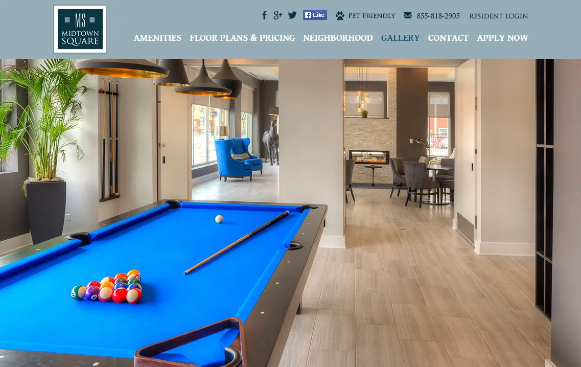 amenity apartments at Midtown Square Apartments in Glenview, IL