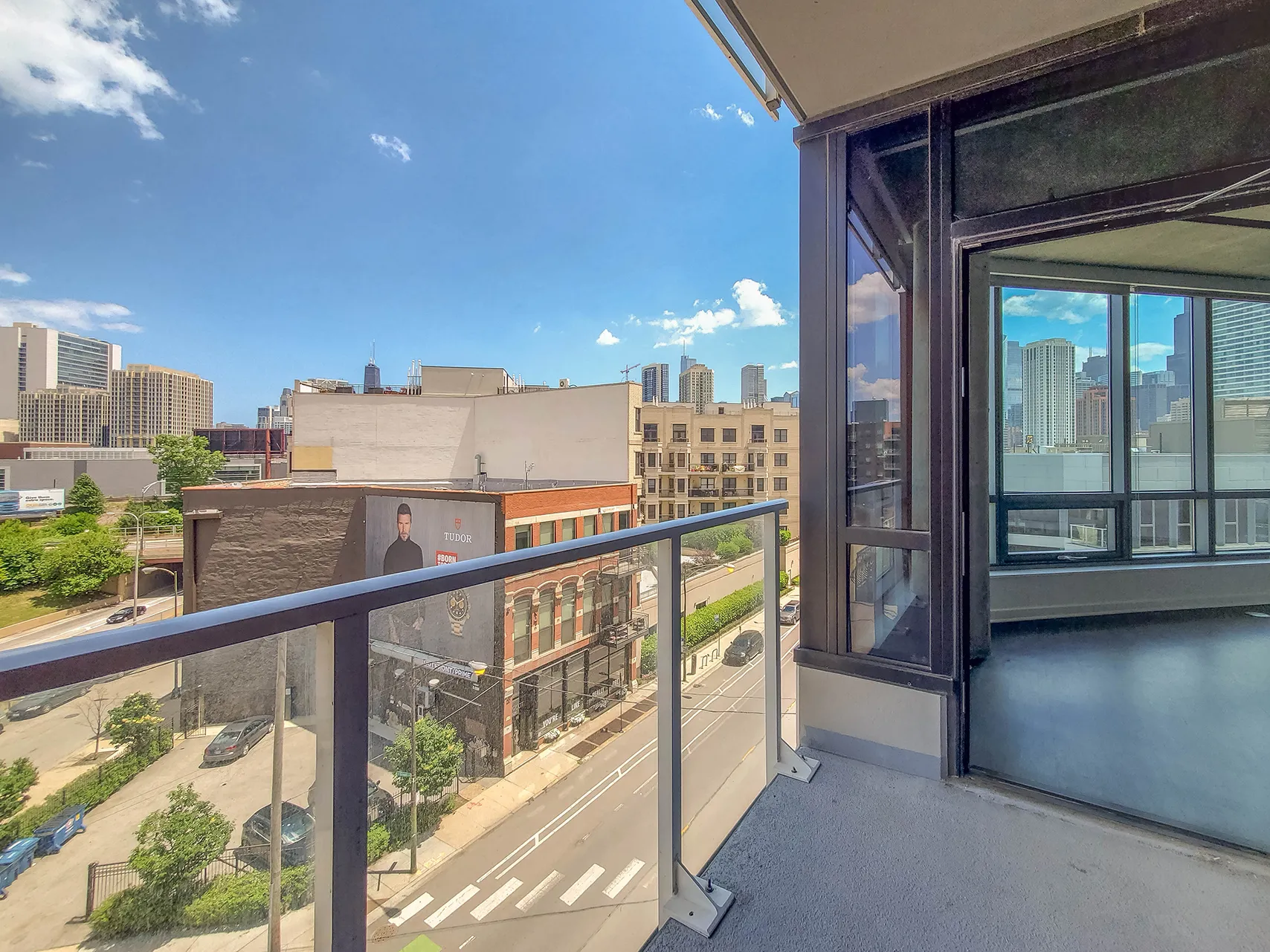 Balconies in select apartments