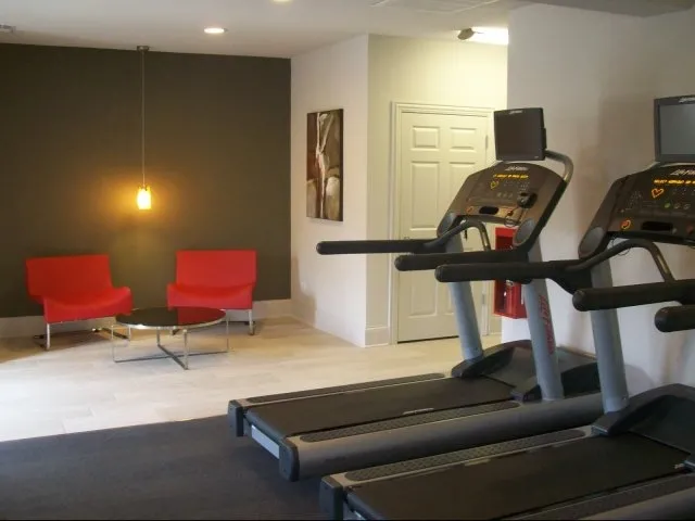 beautiful lake in front of Dwell at Naperville Apartments in Naperville, IL