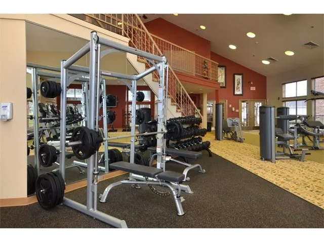 wild flowers in front of the Mark Apartments in Glendale Heights, IL