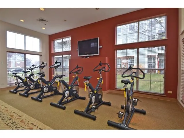 wild flowers in front of the Mark Apartments in Glendale Heights, IL