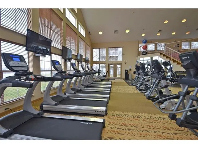 wild flowers in front of the Mark Apartments in Glendale Heights, IL