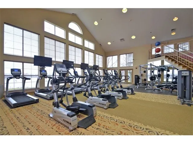 wild flowers in front of the Mark Apartments in Glendale Heights, IL