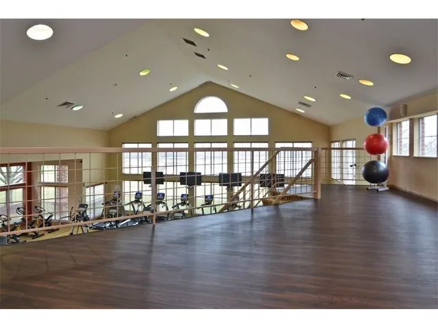 wild flowers in front of the Mark Apartments in Glendale Heights, IL