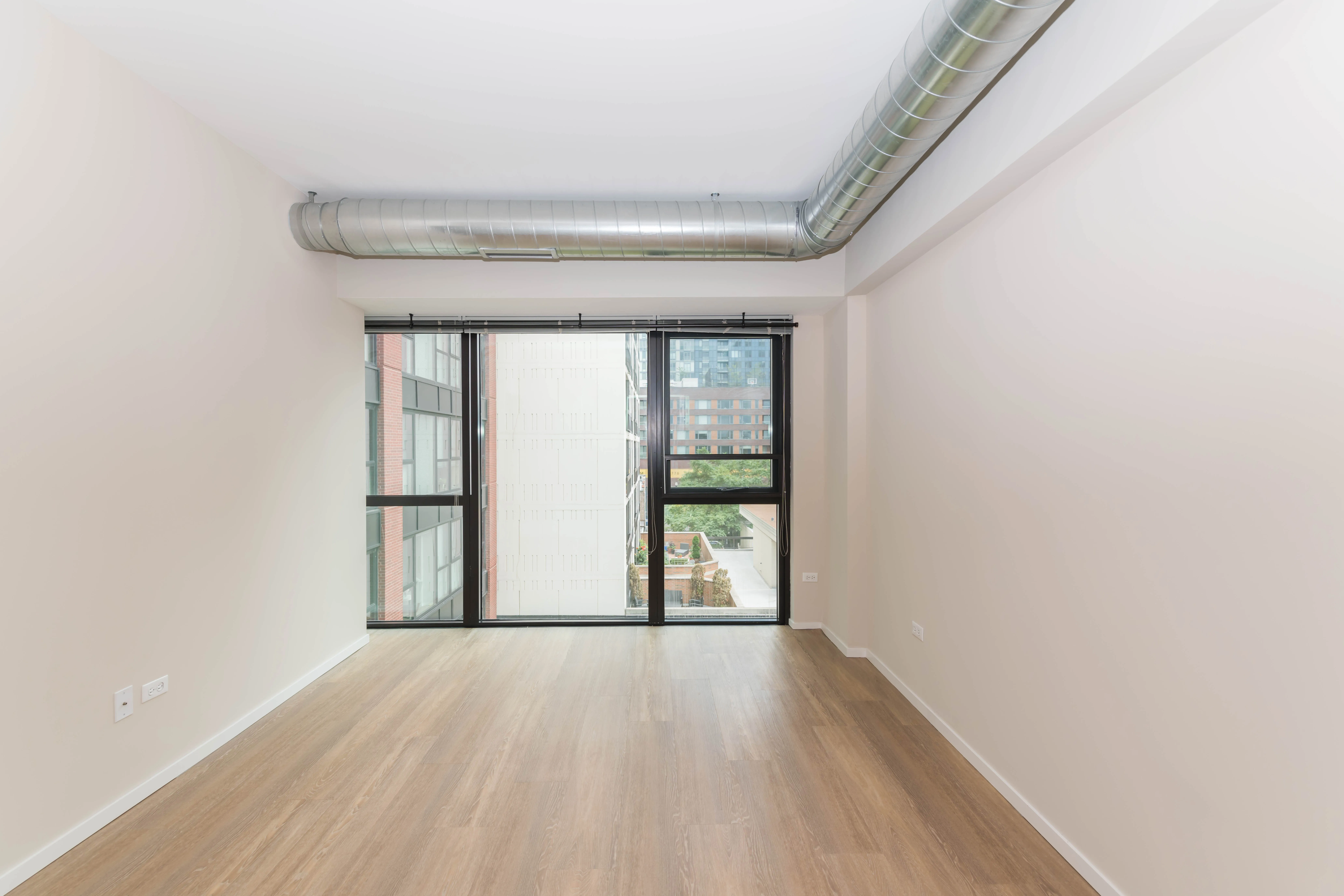 model unit living room at The Scott Residences Apartments in Old Town