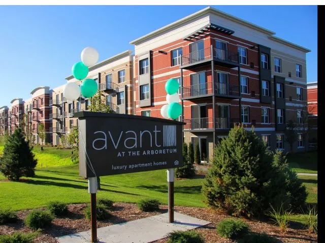 exterior of Arboretum Apartments in Lisle, IL
