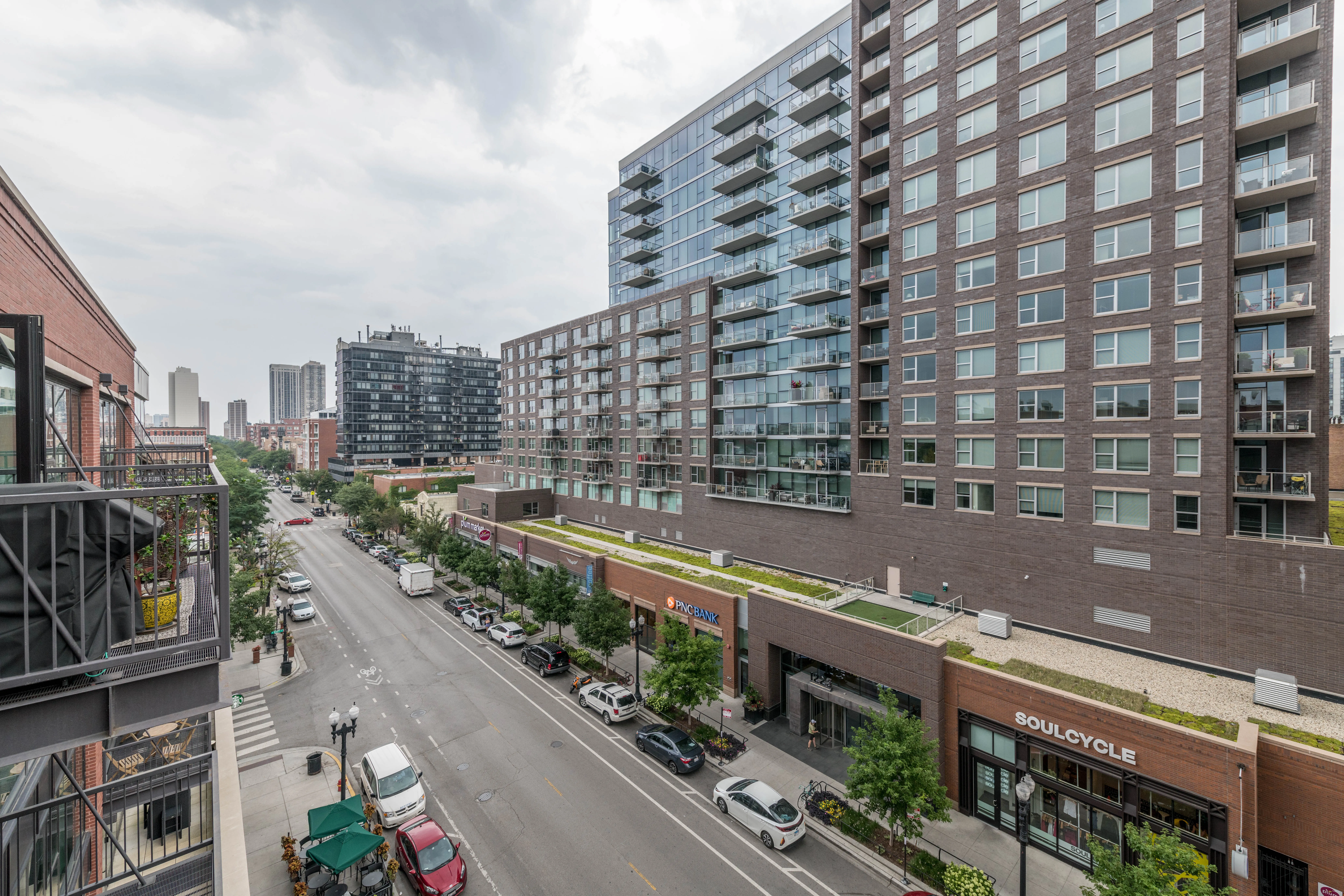 model unit living room at The Scott Residences Apartments in Old Town